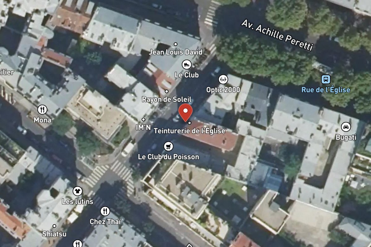 Vue satellite — 10 Rue de l'Église