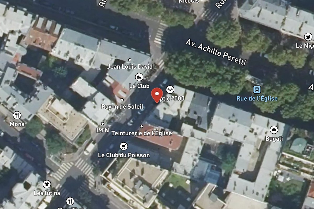 Vue satellite — 12 Rue de l'Église