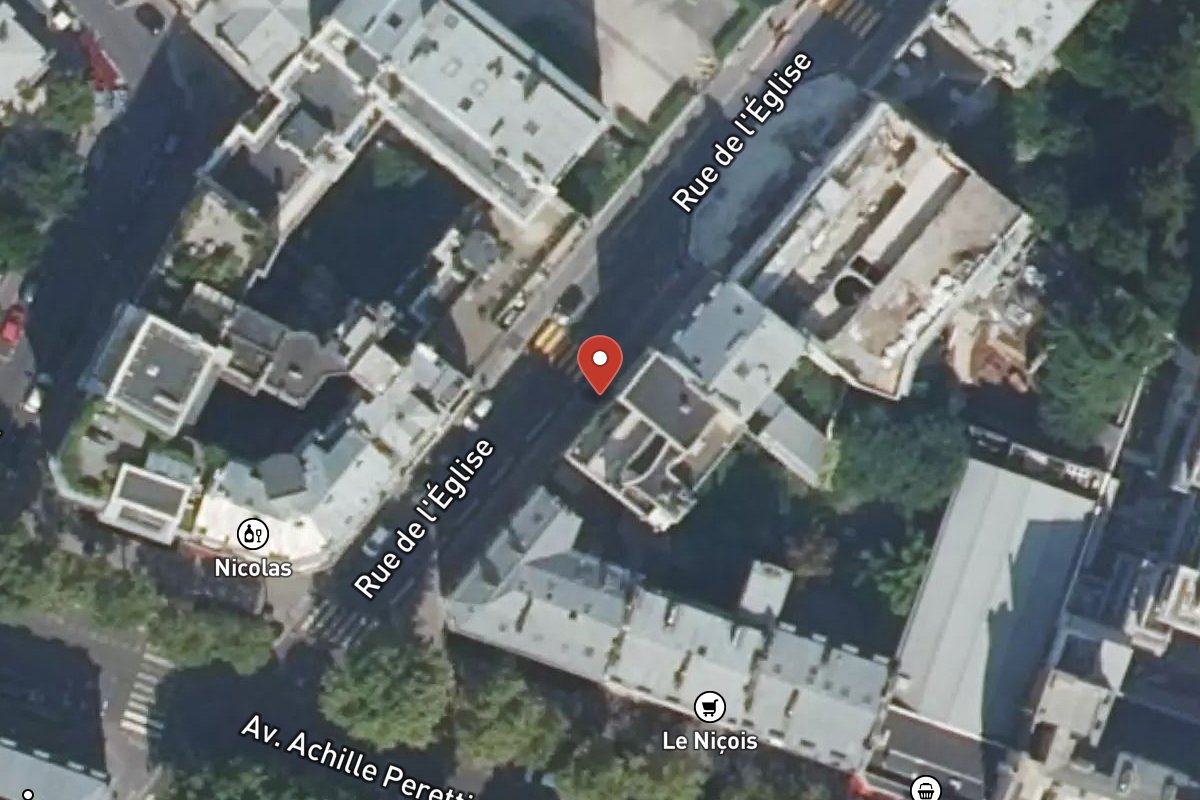 Vue satellite — 16 Rue de l'Église