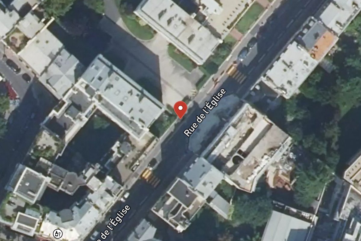 Vue satellite — 17 Rue de l'Église