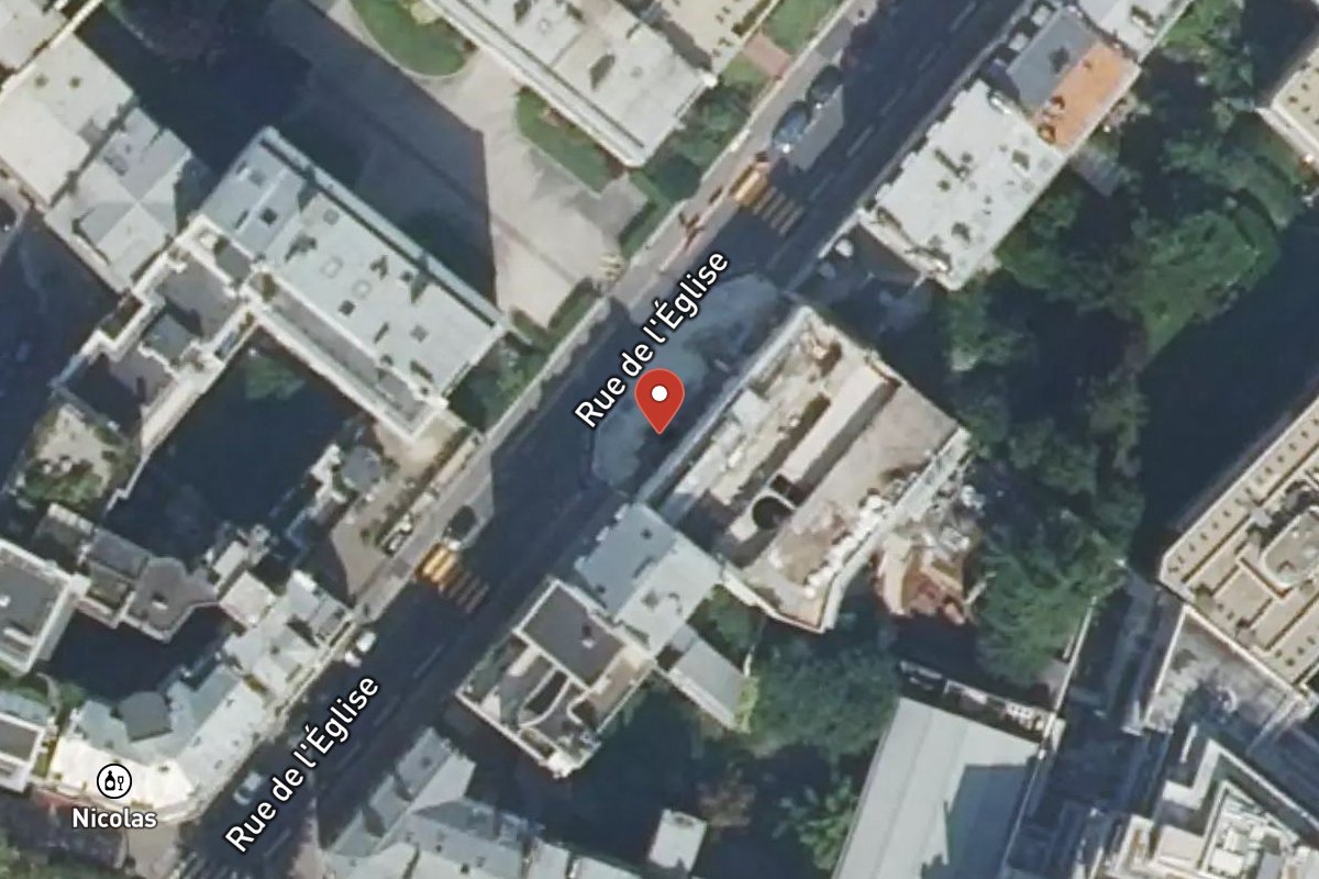 Vue satellite — 18BIS Rue de l'Église