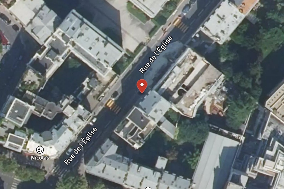 Vue satellite — 18 Rue de l'Église