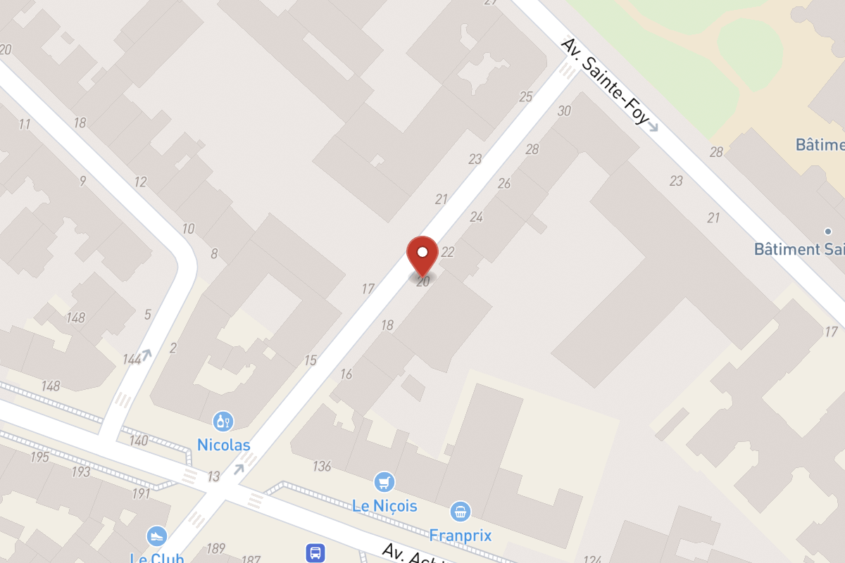 Plan de situation — 20 Rue de l'Église