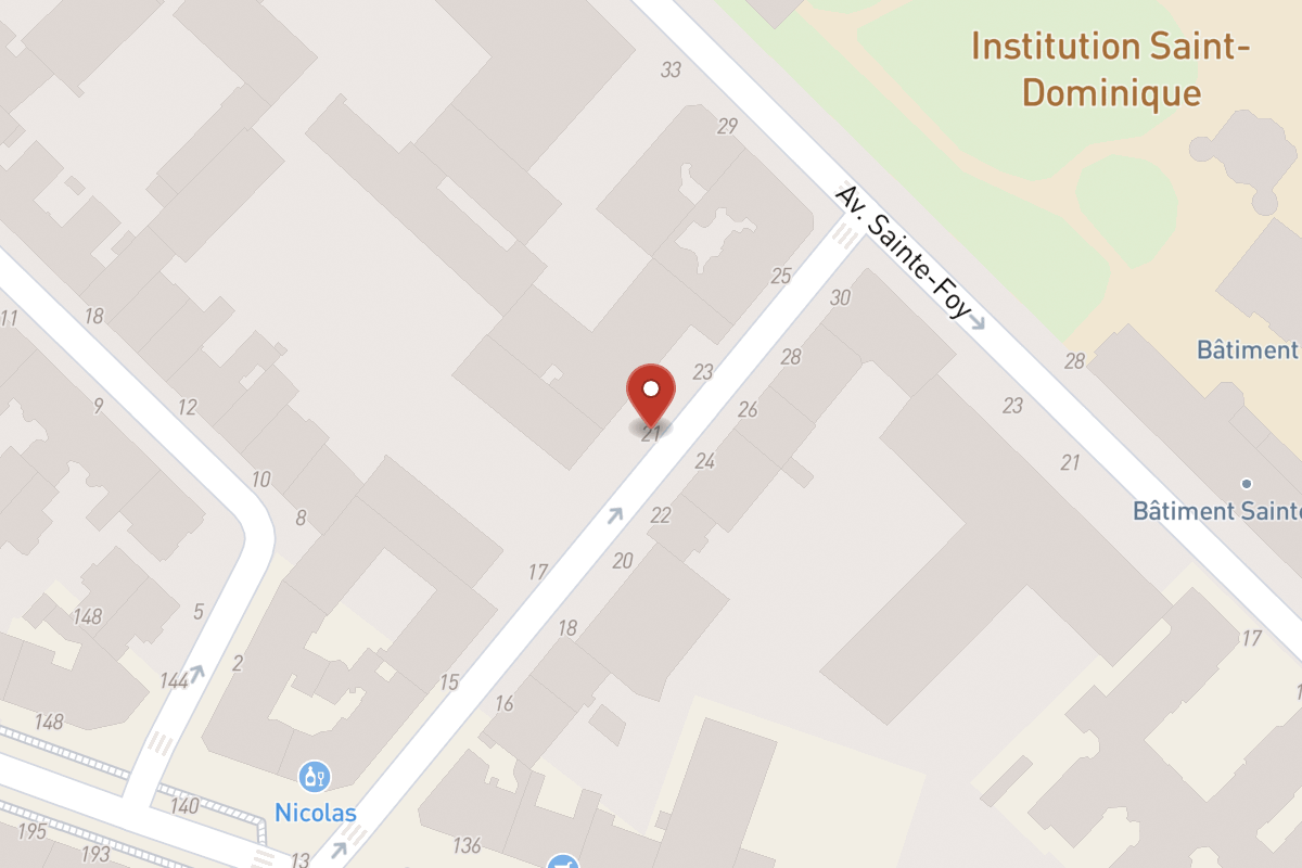 Plan de situation — 21 Rue de l'Église