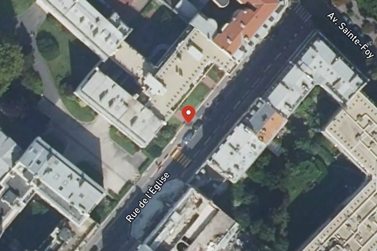 Vue satellite — 21 Rue de l'Église
