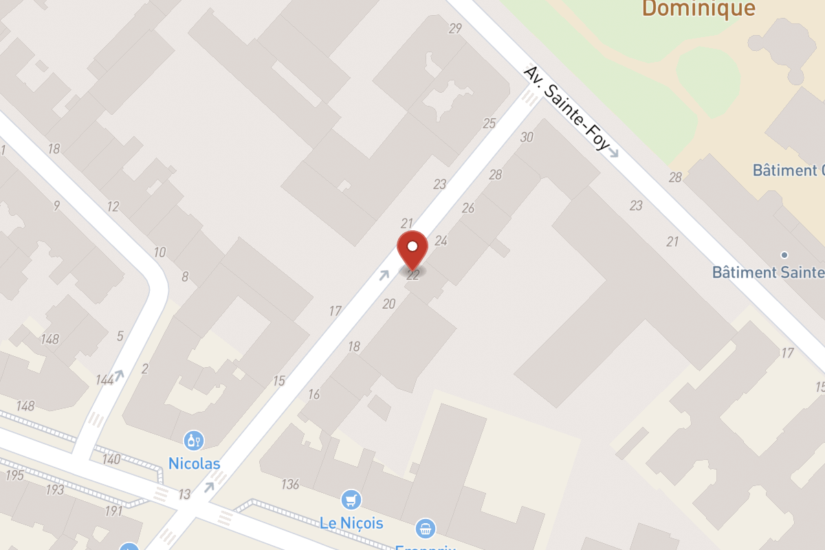 Plan de situation — 22 Rue de l'Église