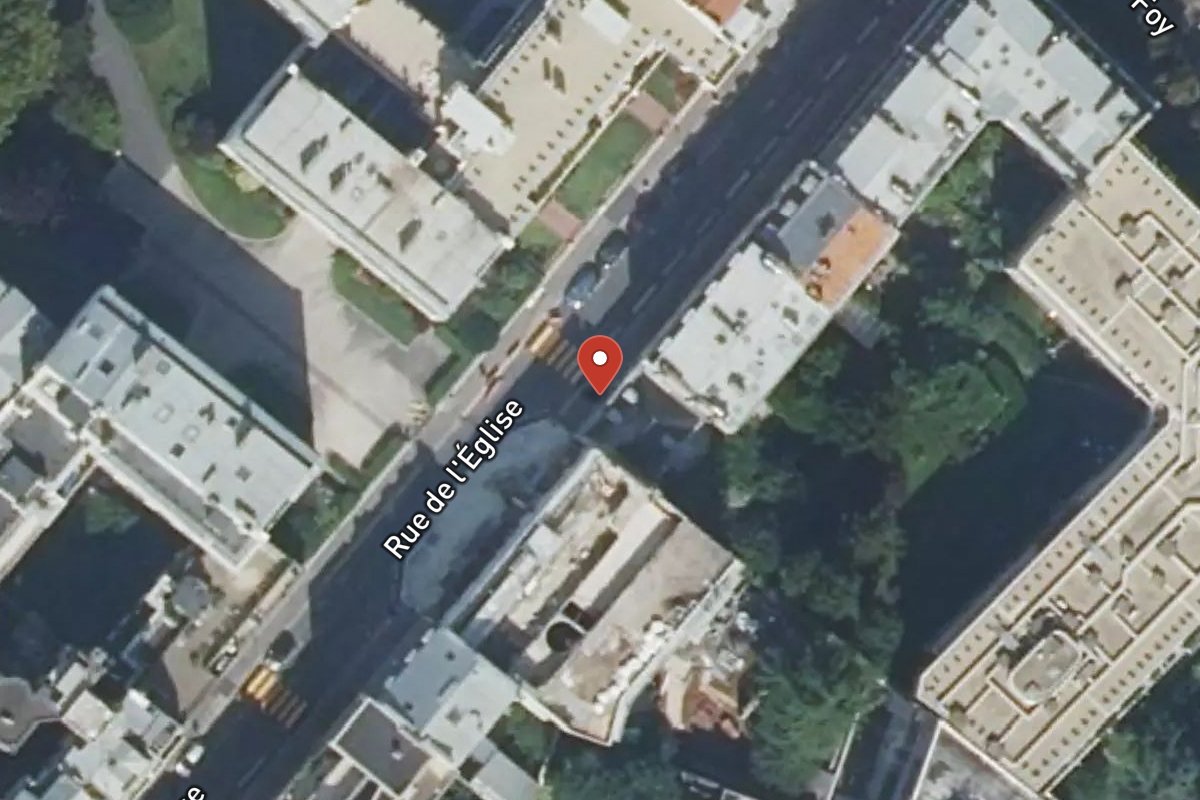 Vue satellite — 22 Rue de l'Église