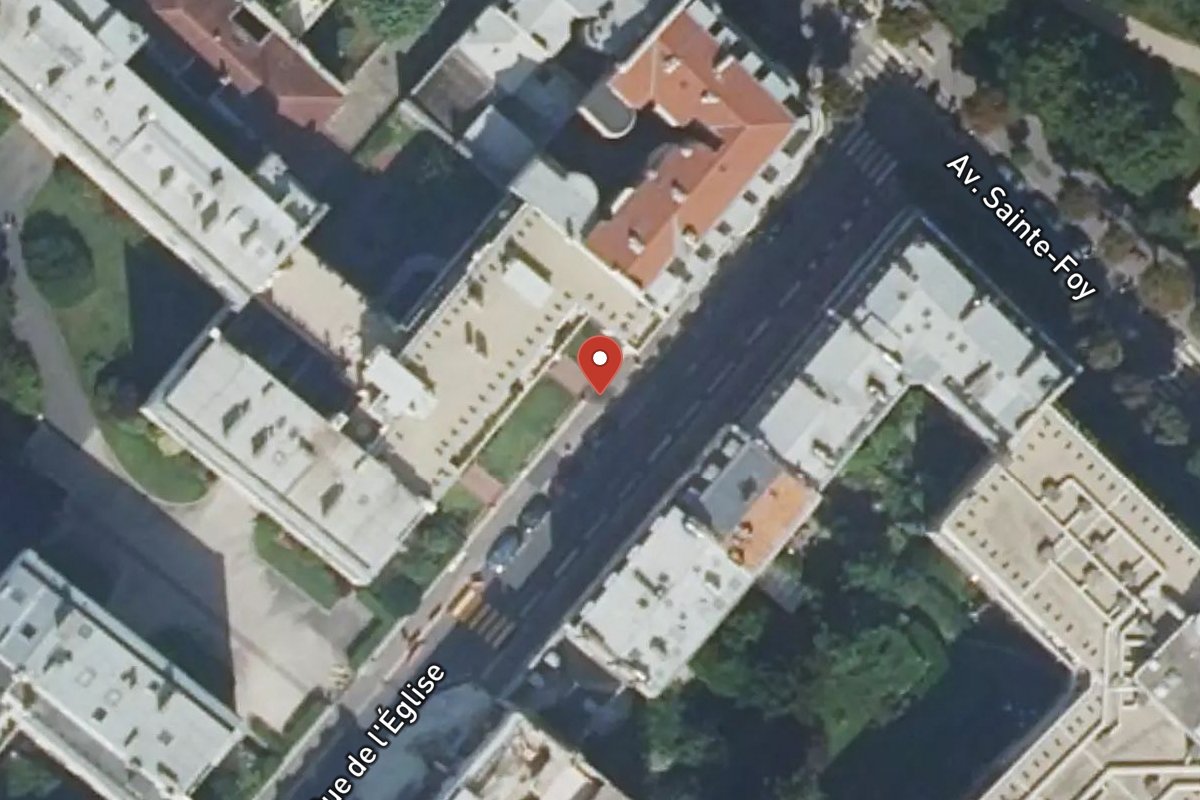 Vue satellite — 23 Rue de l'Église