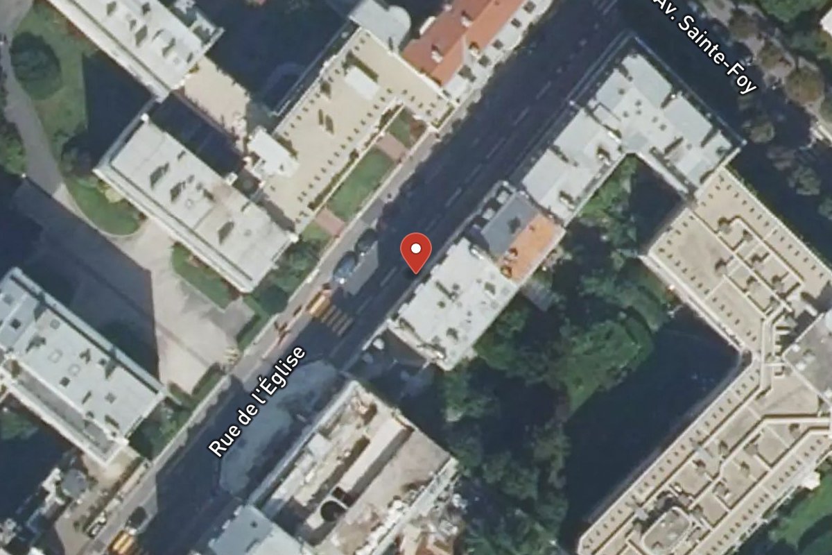 Vue satellite — 24 Rue de l'Église