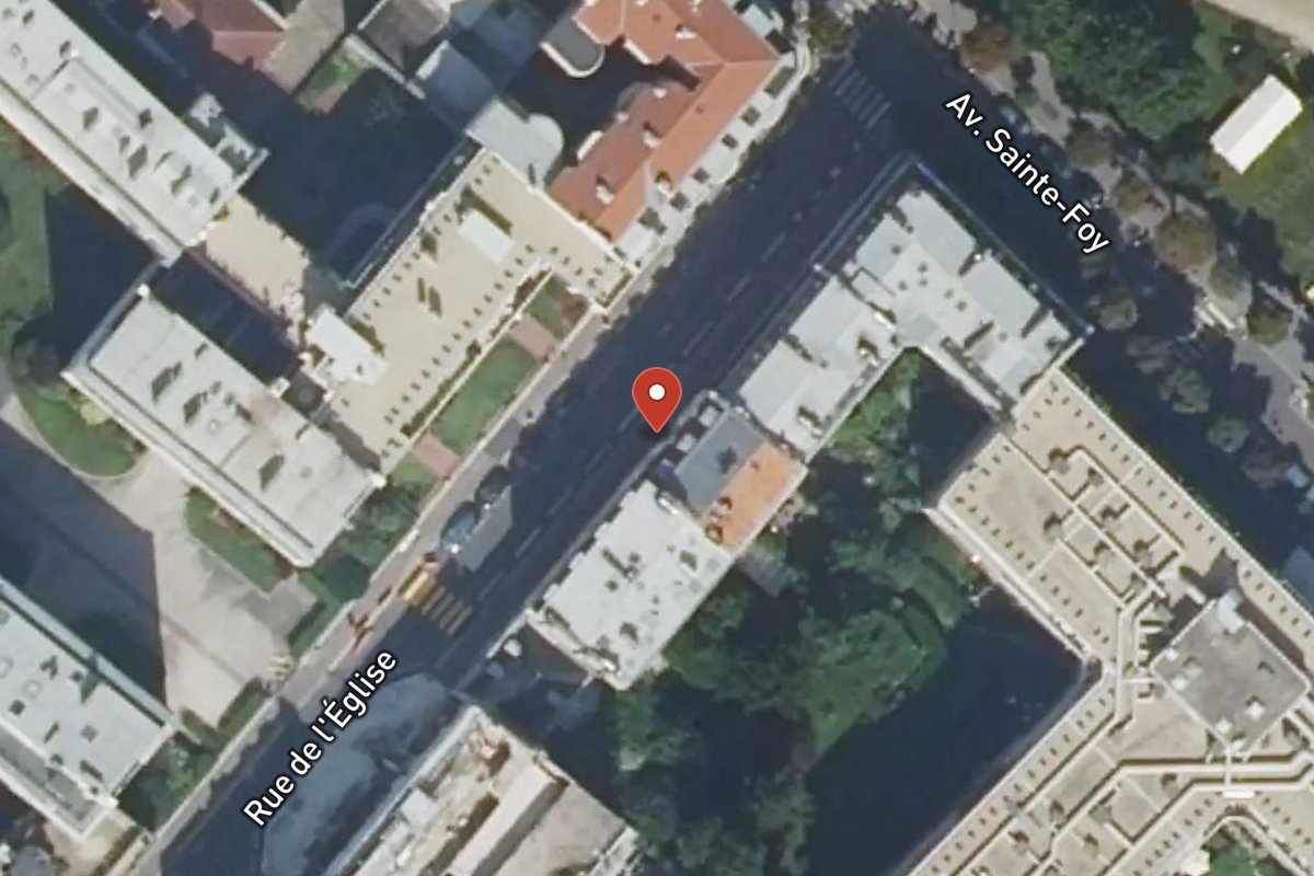 Vue satellite — 26 Rue de l'Église