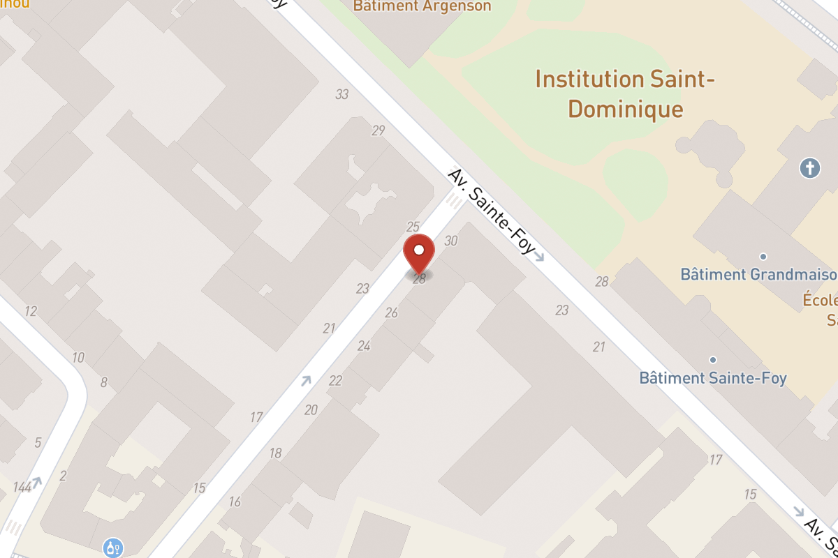 Plan de situation — 28 Rue de l'Église