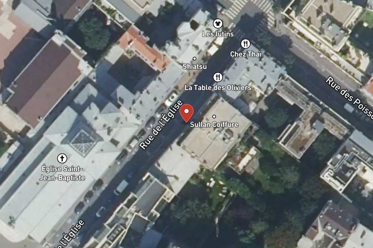 Vue satellite — 2TER Rue de l'Église