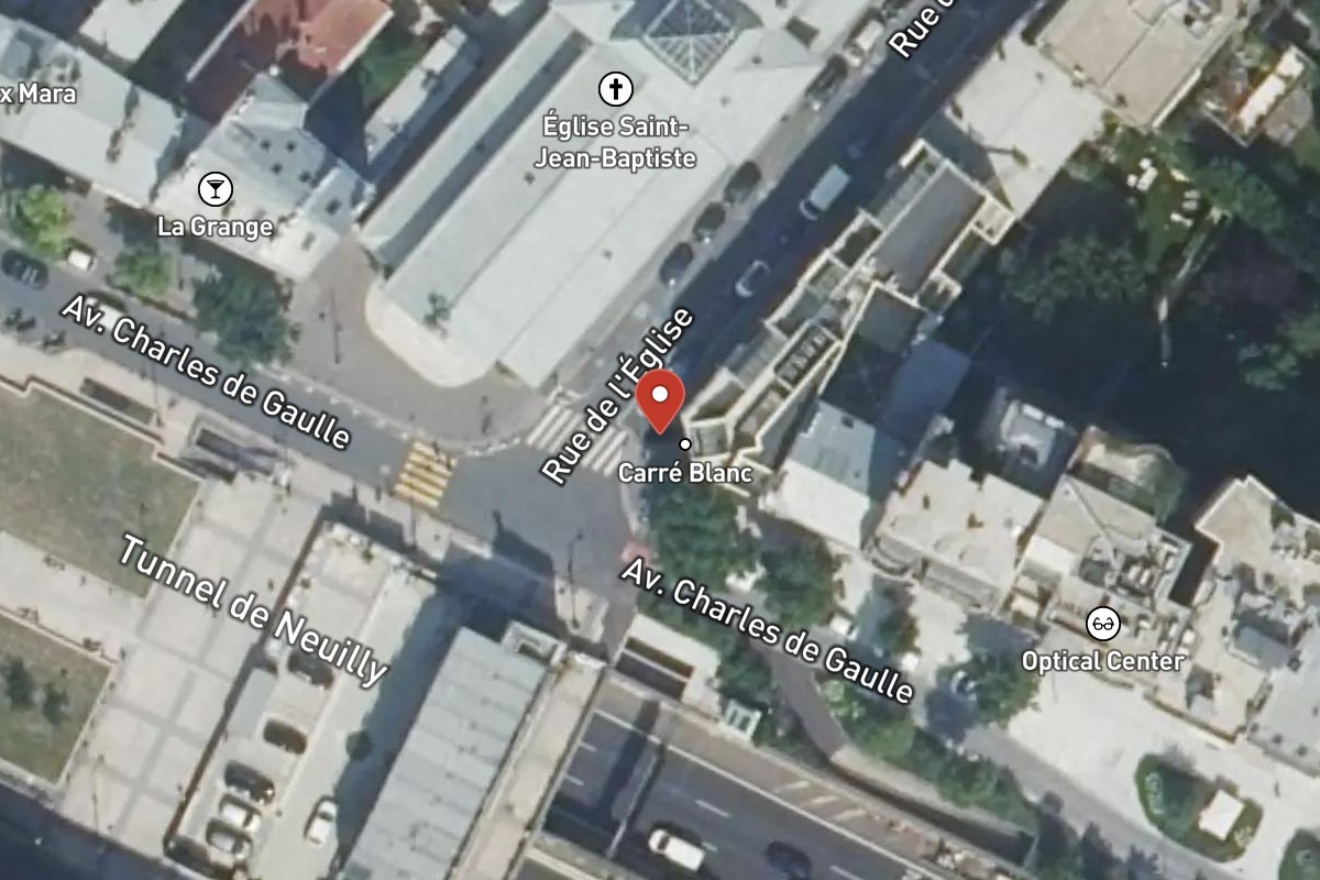 Vue satellite — 2 Rue de l'Église