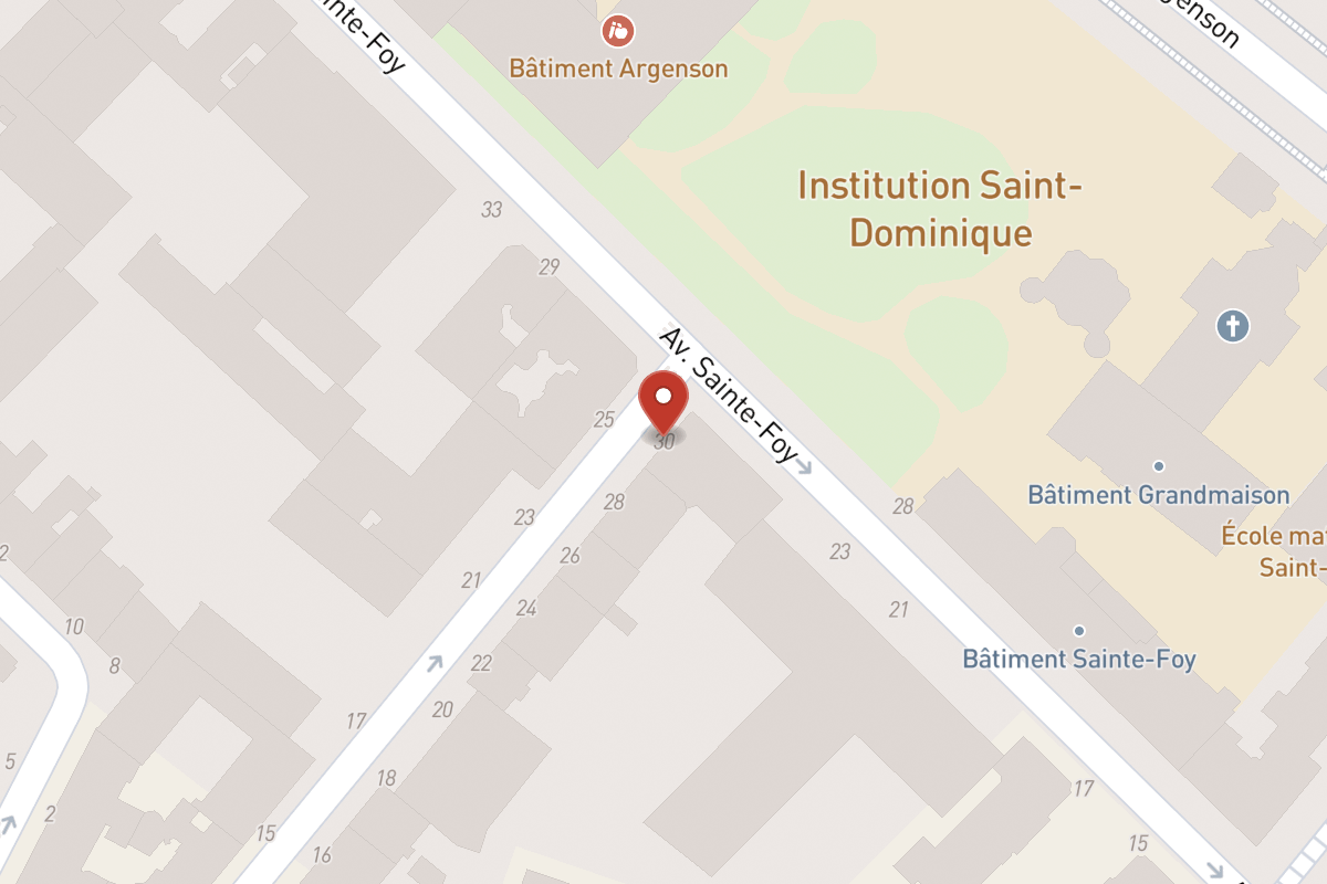 Plan de situation — 30 Rue de l'Église