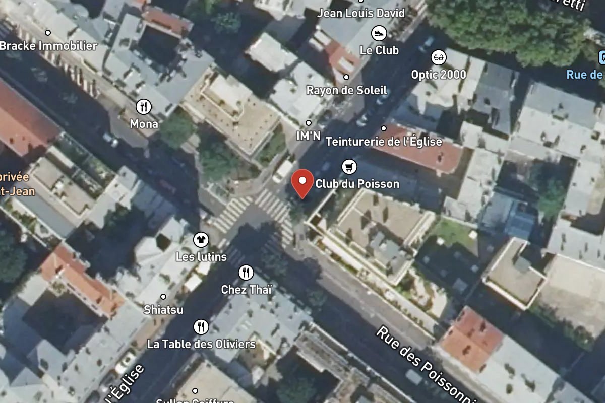 Vue satellite — 6 Rue de l'Église