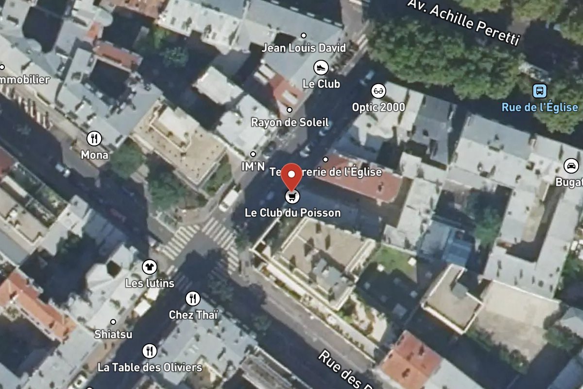 Vue satellite — 8 Rue de l'Église