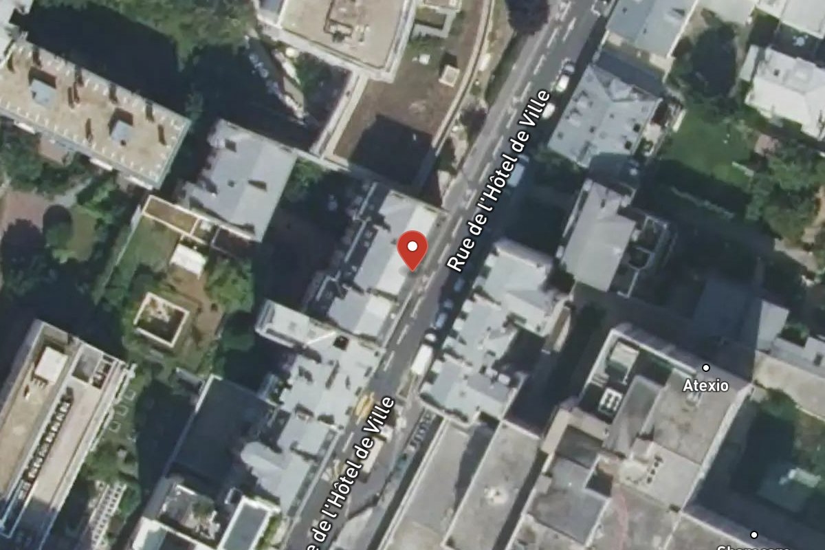 Vue satellite — 11 Rue de l'Hôtel de Ville