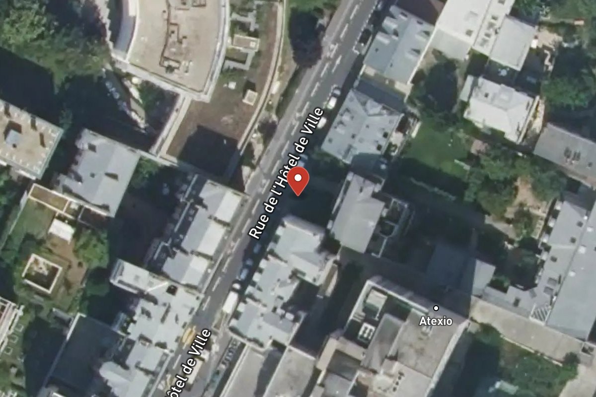 Vue satellite — 12 Rue de l'Hôtel de Ville