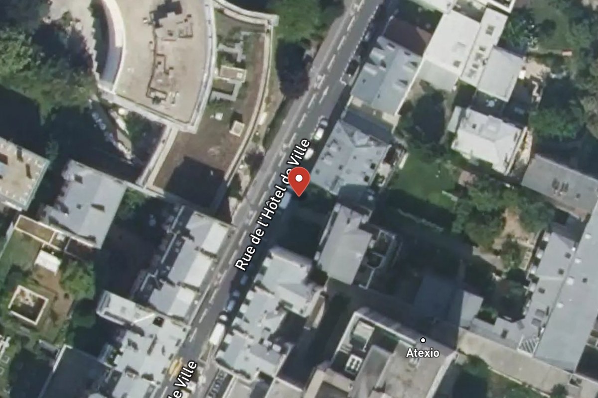 Vue satellite — 14 Rue de l'Hôtel de Ville