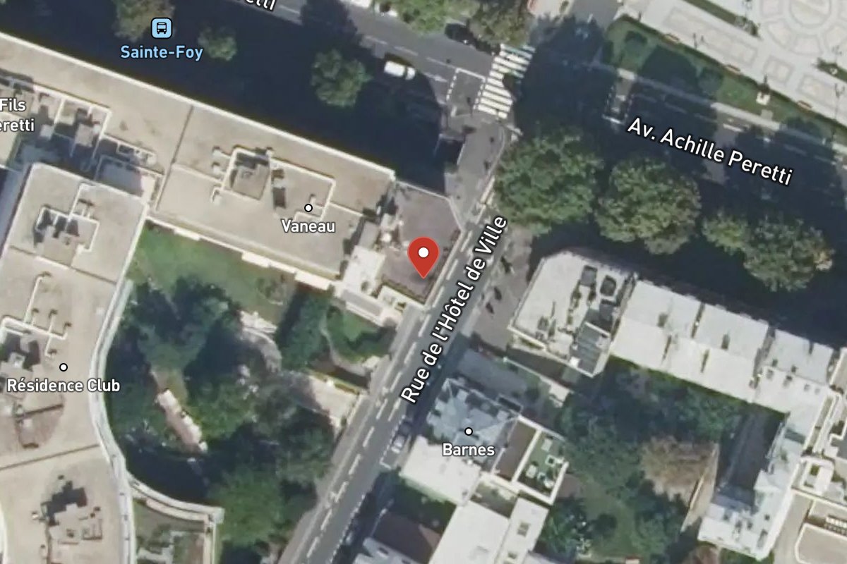 Vue satellite — 15 Rue de l'Hôtel de Ville