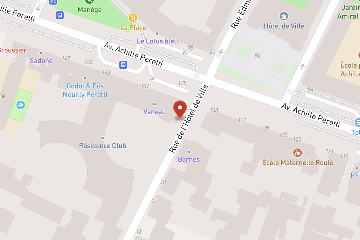 Plan de situation — 17 Rue de l'Hôtel de Ville