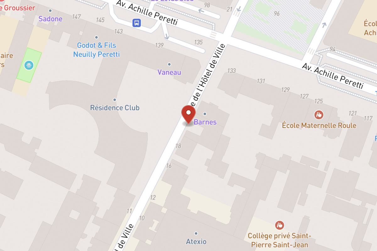 Plan de situation — 20 Rue de l'Hôtel de Ville