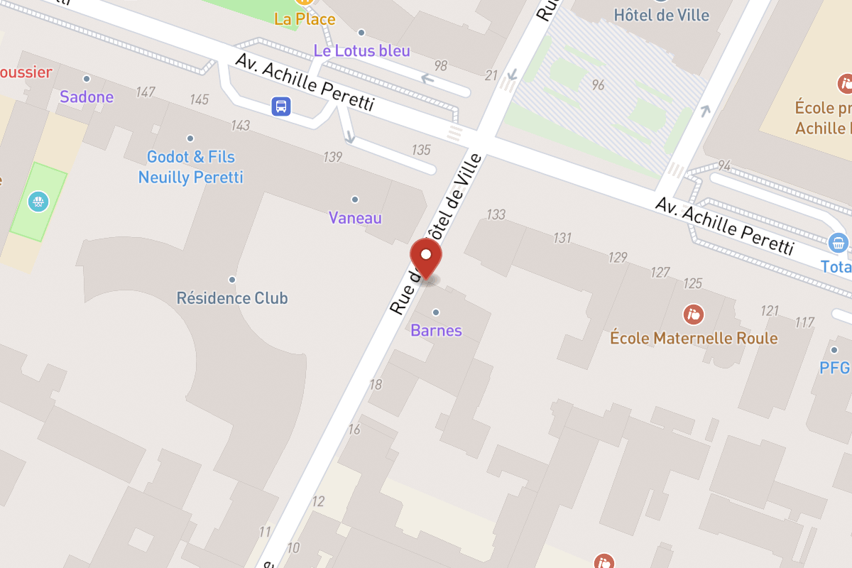 Plan de situation — 22 Rue de l'Hôtel de Ville