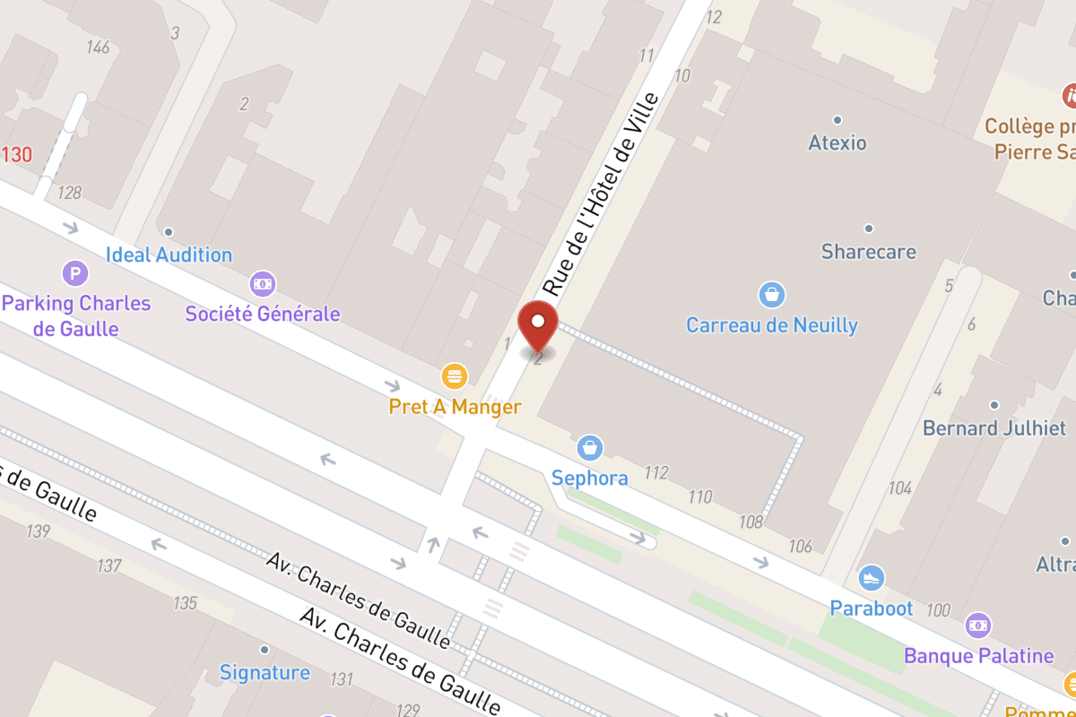 Plan de situation — 2 Rue de l'Hôtel de Ville