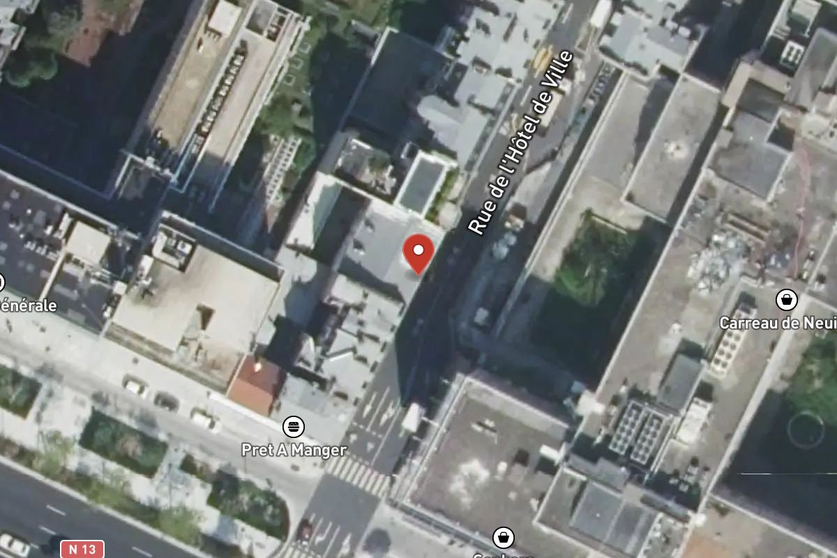 Vue satellite — 3 Rue de l'Hôtel de Ville