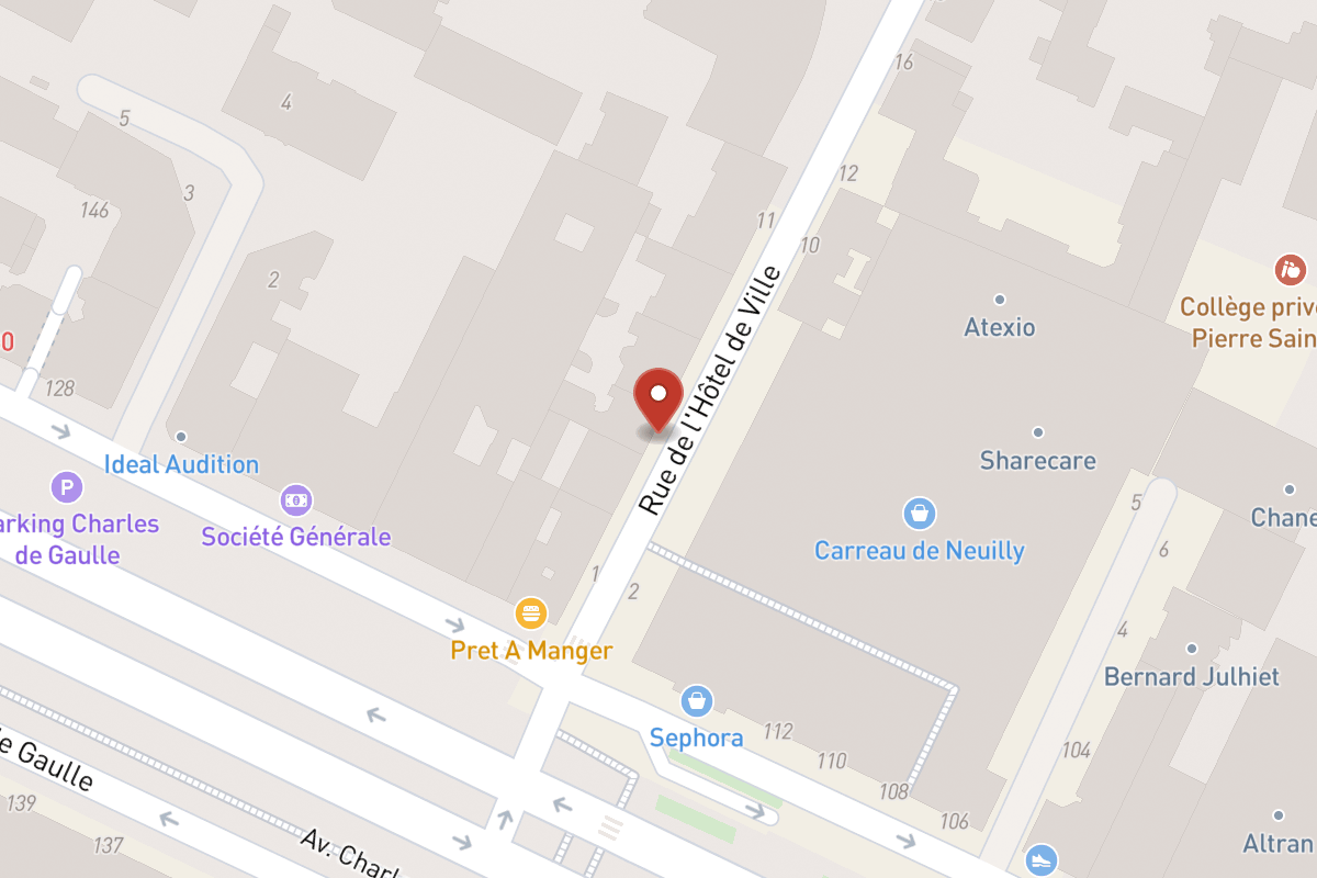 Plan de situation — 5 Rue de l'Hôtel de Ville