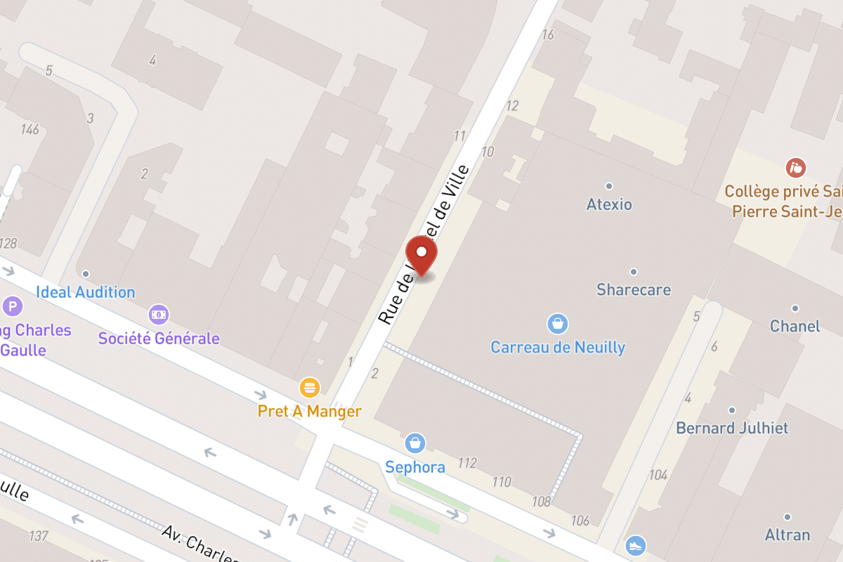 Plan de situation — 6 Rue de l'Hôtel de Ville
