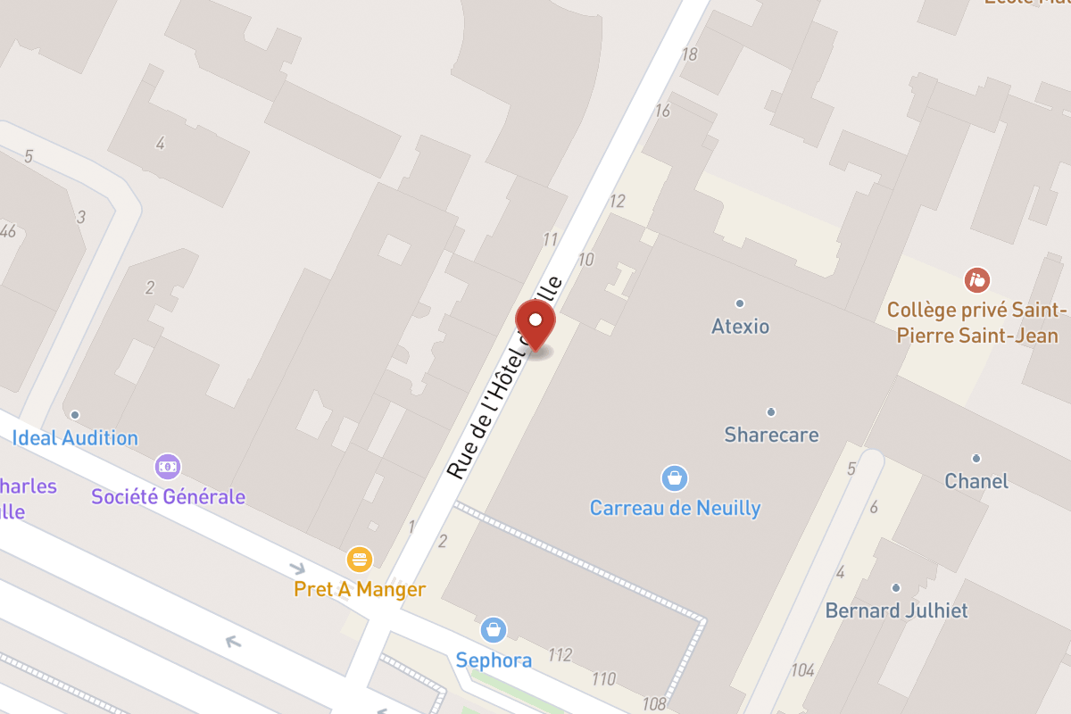 Plan de situation — 8 Rue de l'Hôtel de Ville