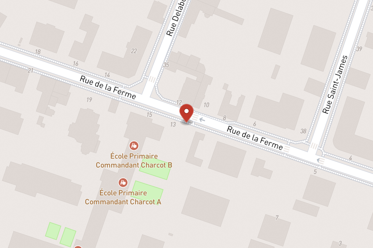 Plan de situation — 13 Rue de la Ferme