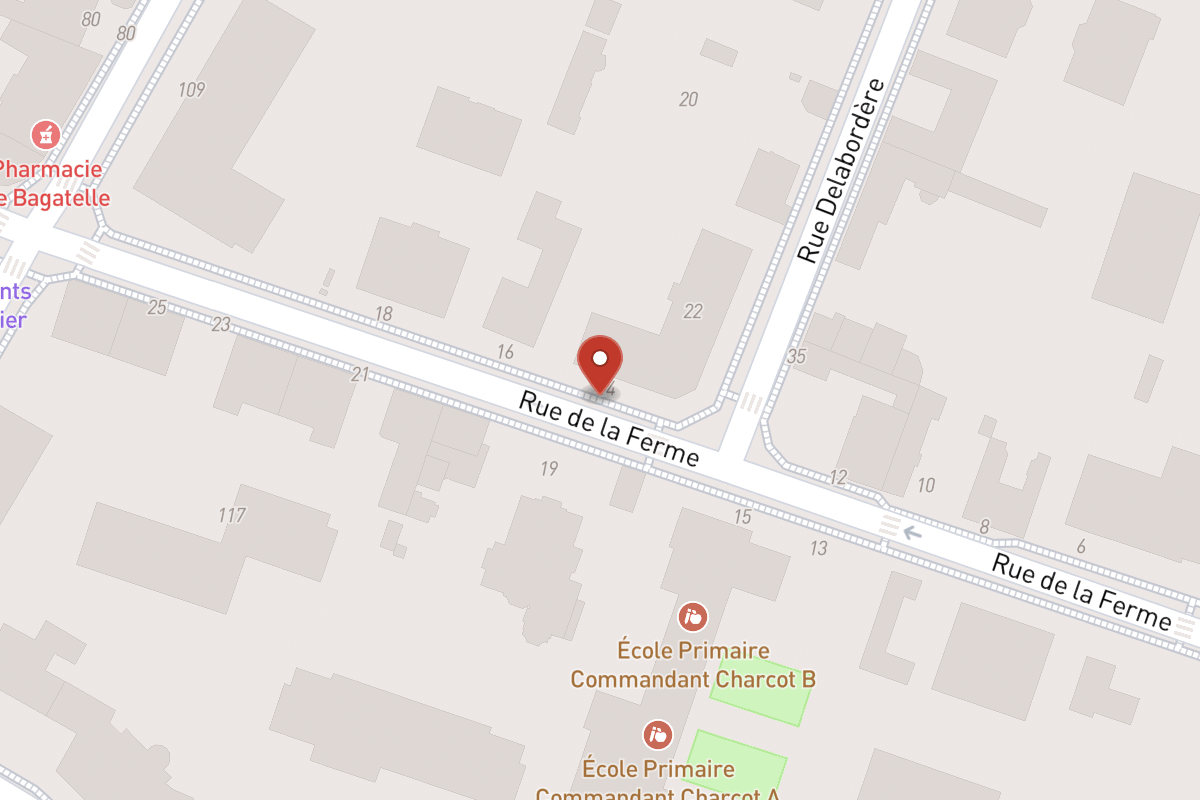 Plan de situation — 14 Rue de la Ferme
