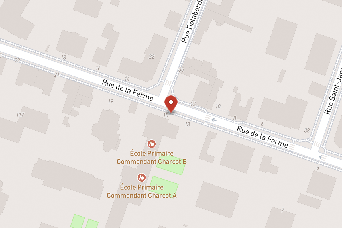 Plan de situation — 15 Rue de la Ferme