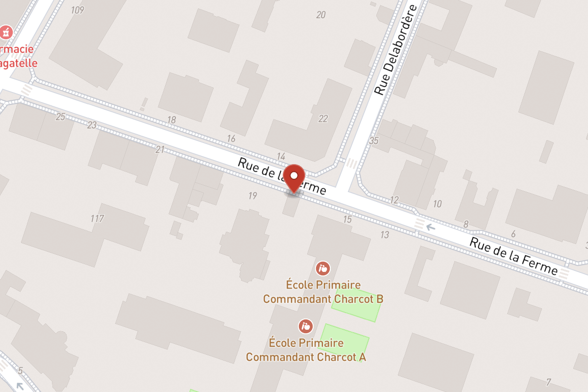 Plan de situation — 17 Rue de la Ferme