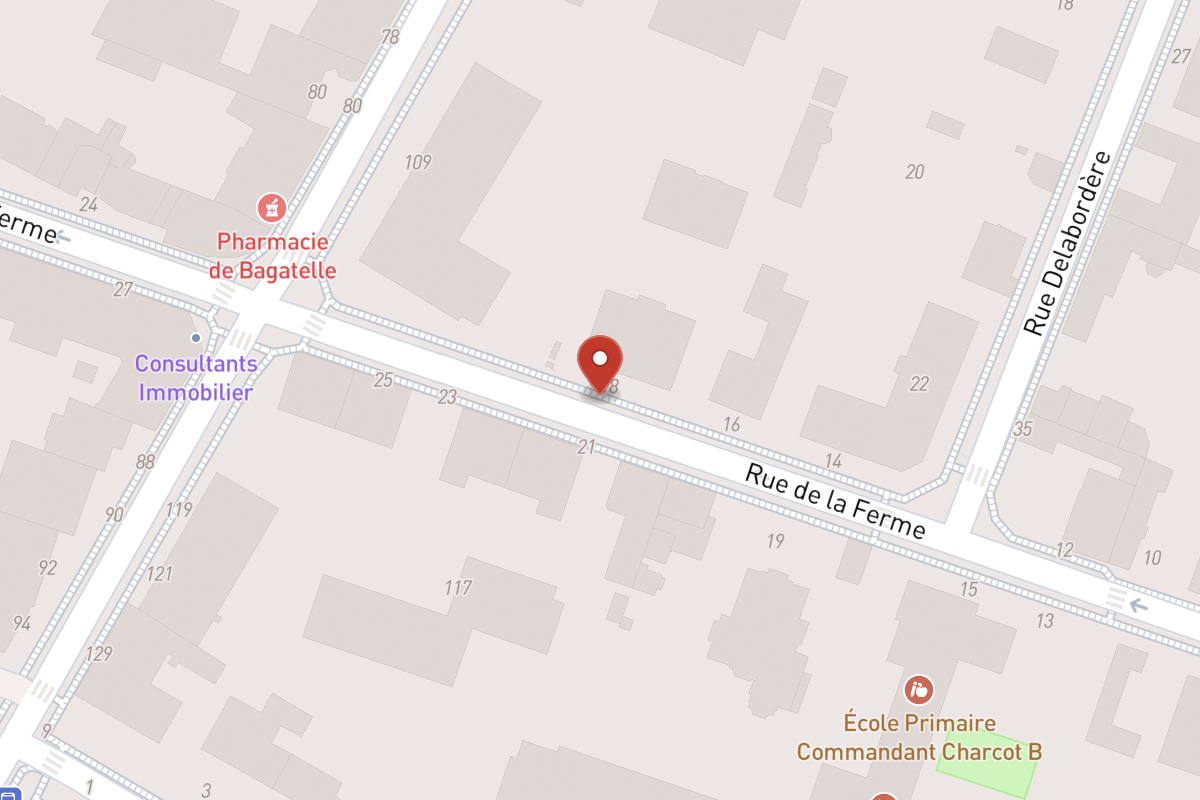 Plan de situation — 18 Rue de la Ferme