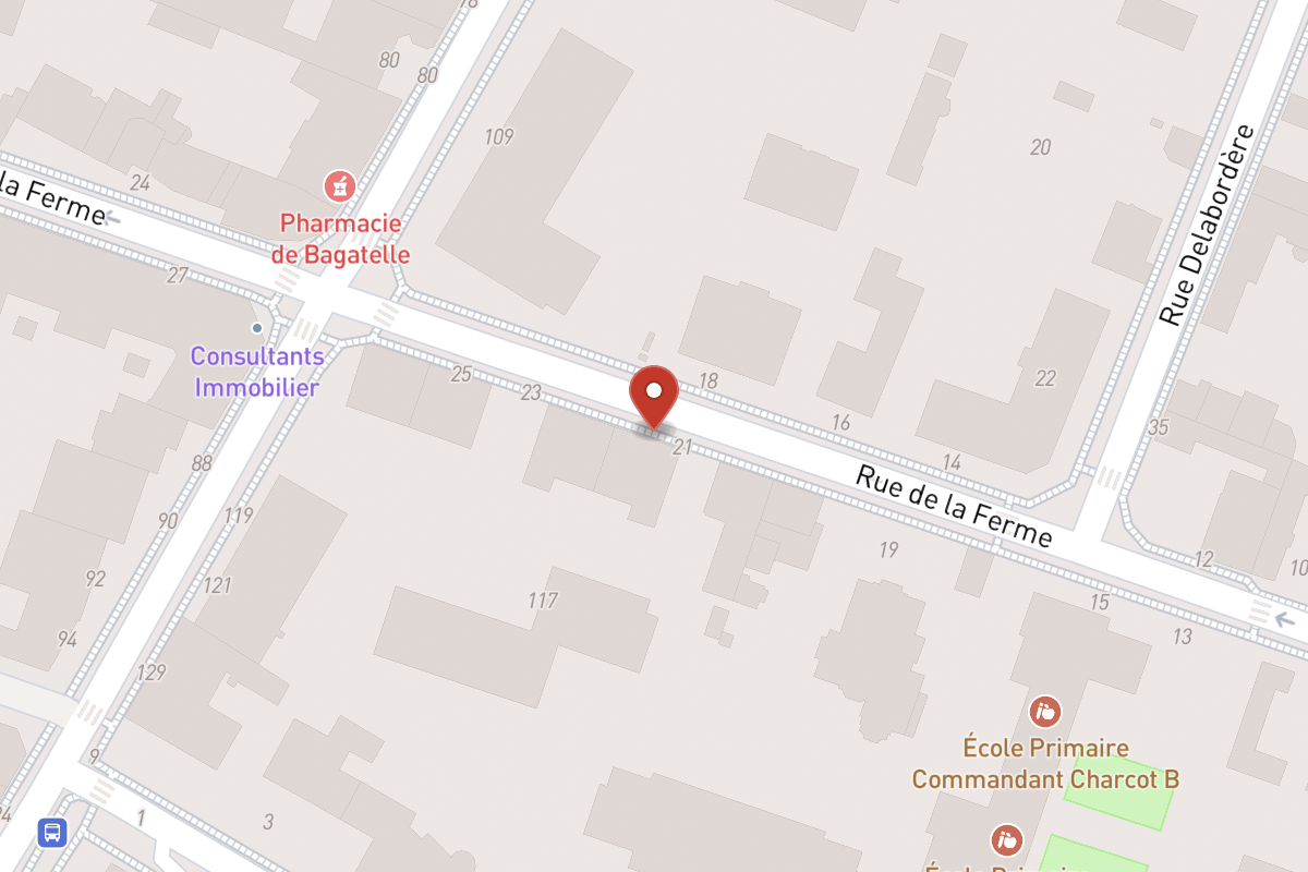 Plan de situation — 21BIS Rue de la Ferme