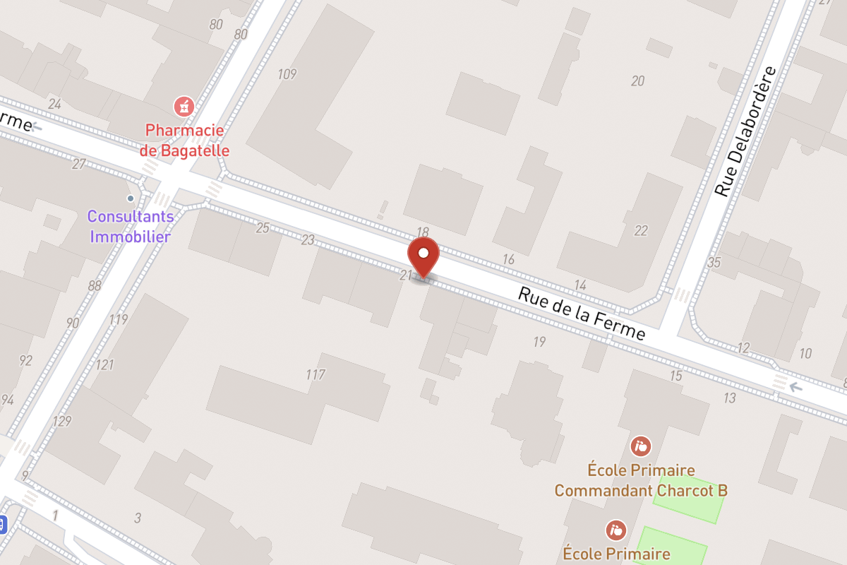 Plan de situation — 21 Rue de la Ferme