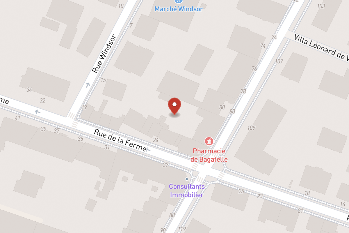 Plan de situation — 22 Rue de la Ferme