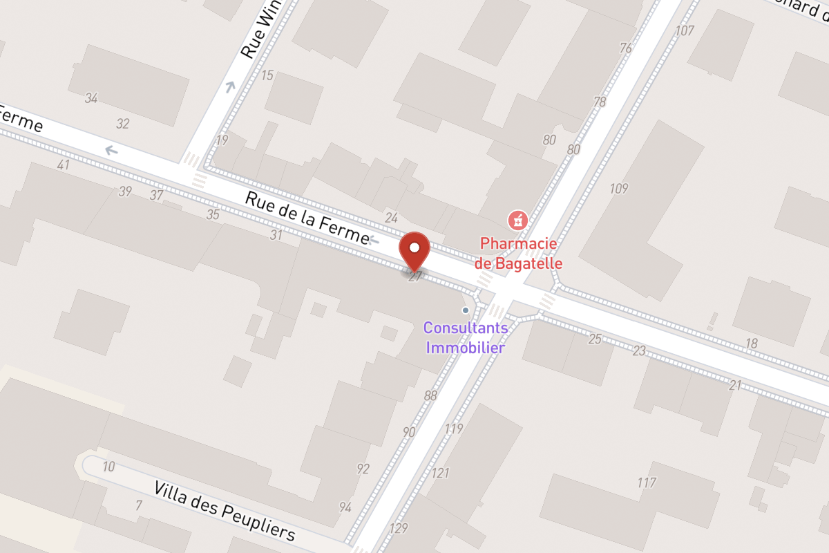 Plan de situation — 27 Rue de la Ferme