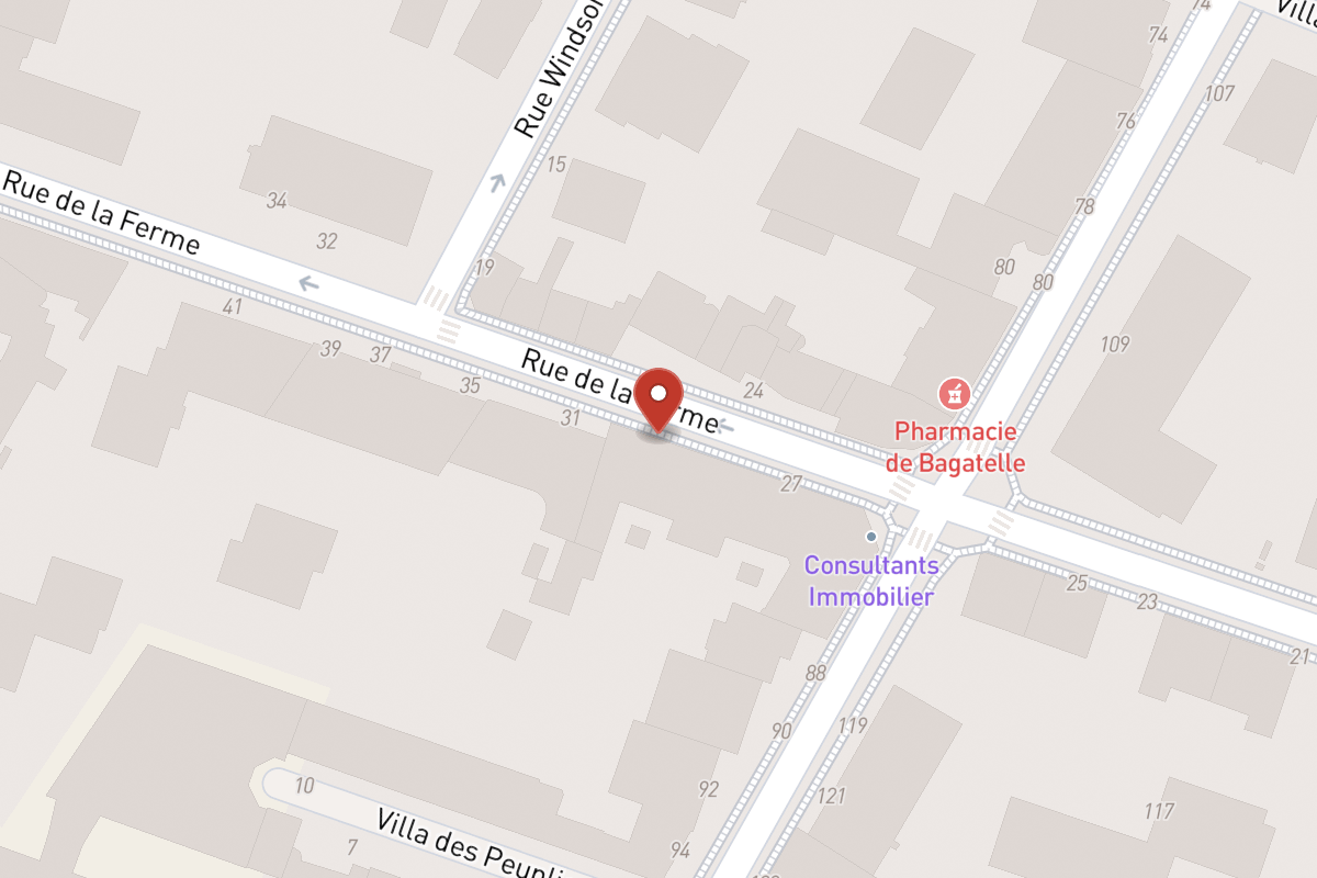 Plan de situation — 29 Rue de la Ferme