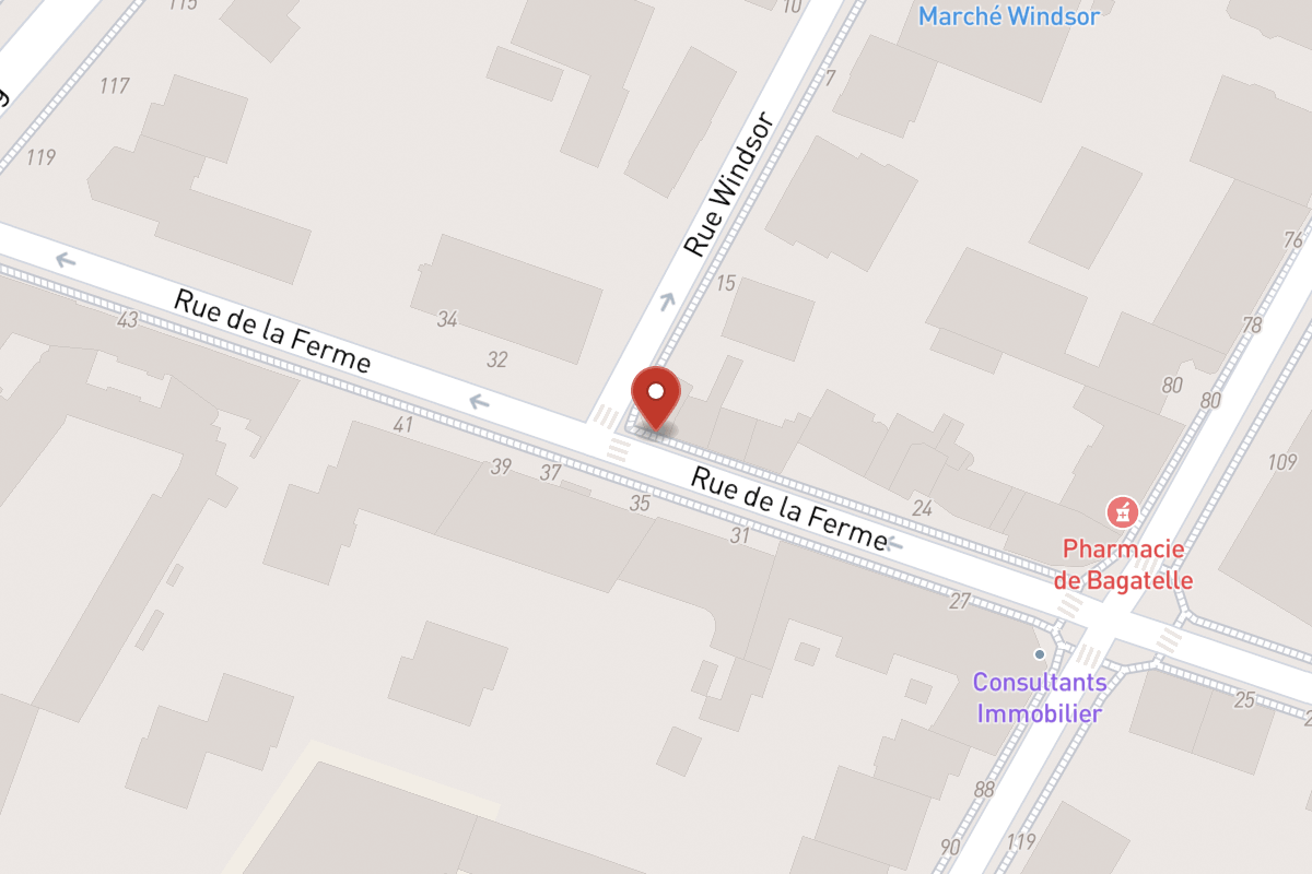 Plan de situation — 30TER Rue de la Ferme