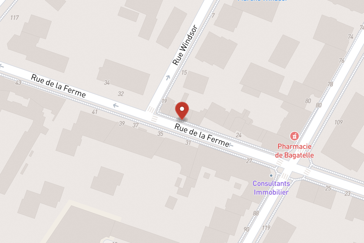 Plan de situation — 30 Rue de la Ferme