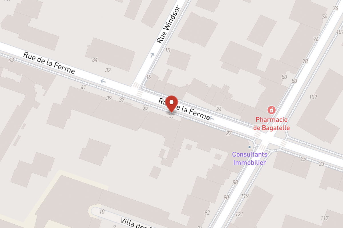 Plan de situation — 31 Rue de la Ferme