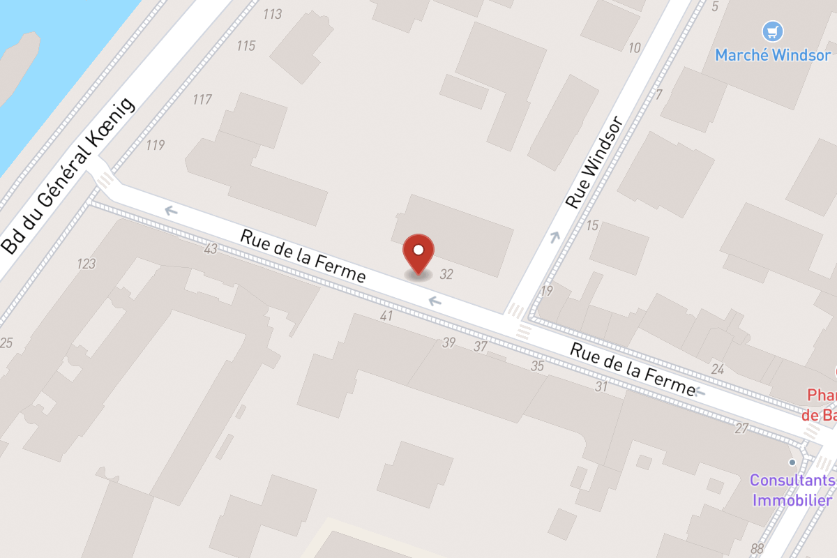 Plan de situation — 32 Rue de la Ferme