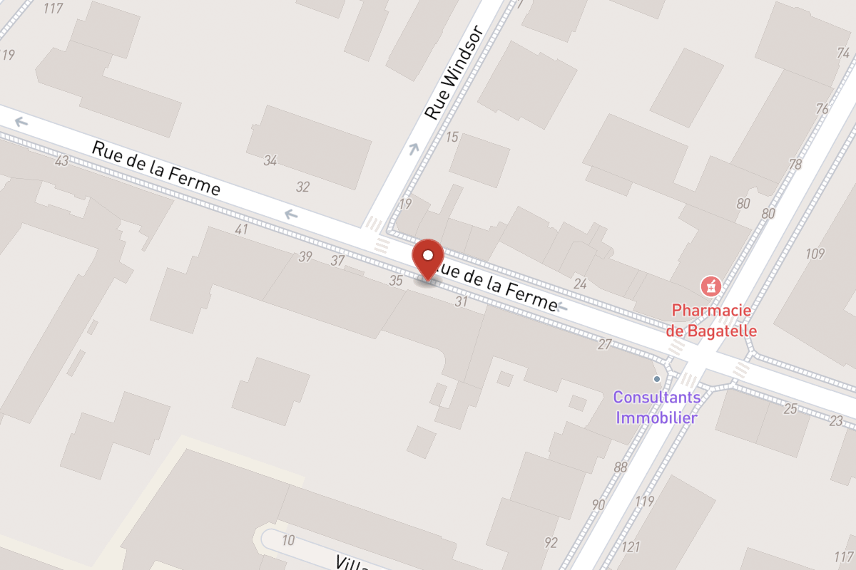 Plan de situation — 33 Rue de la Ferme
