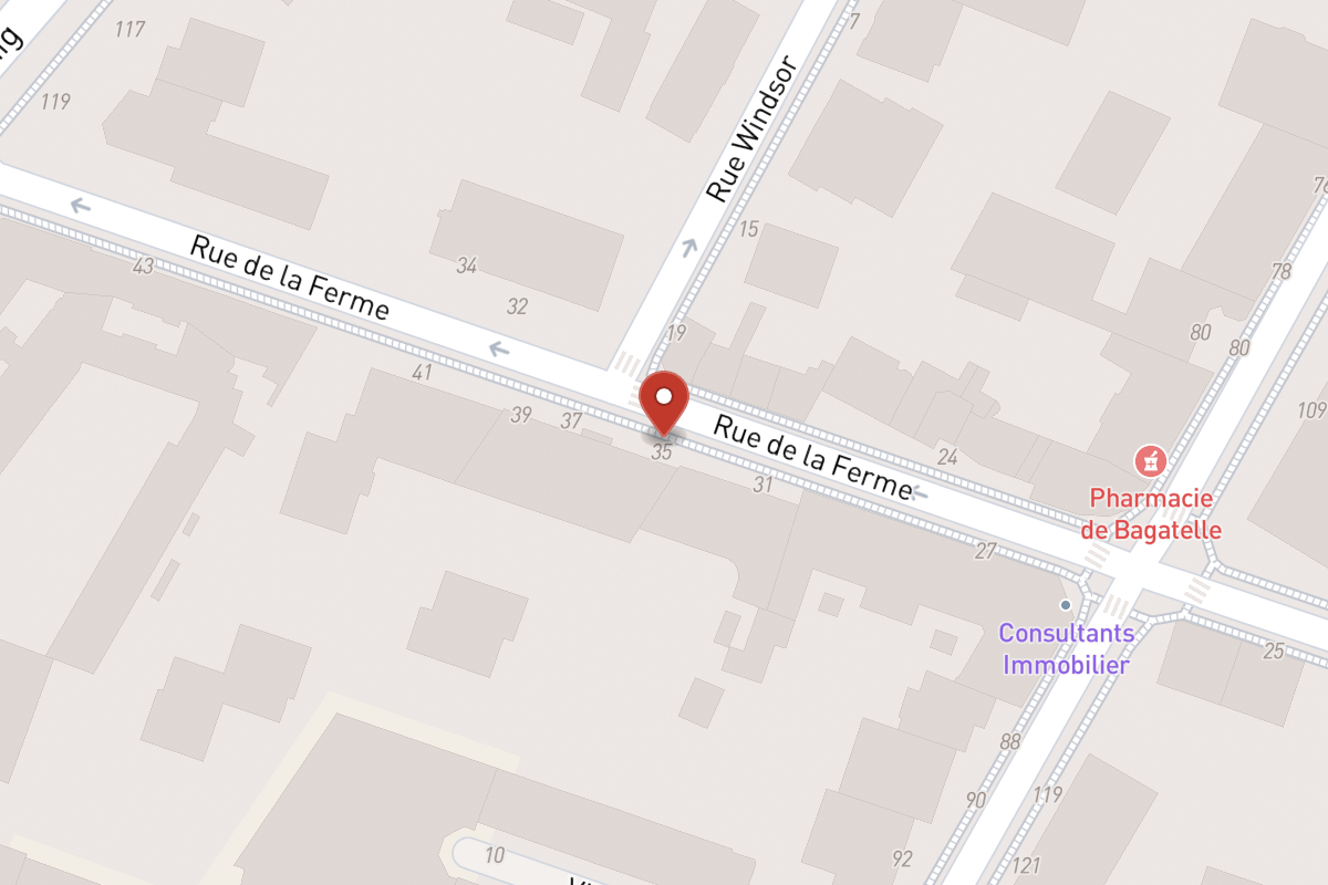 Plan de situation — 35 Rue de la Ferme