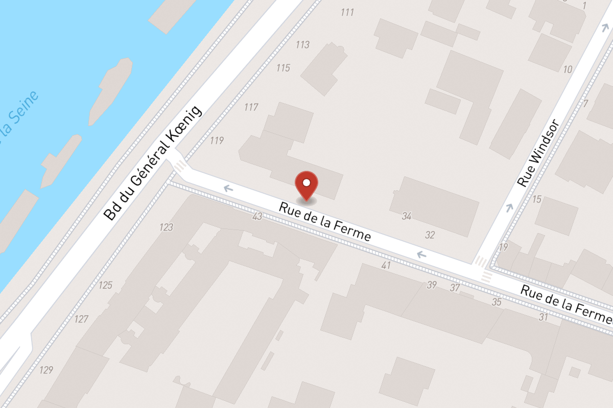 Plan de situation — 36 Rue de la Ferme