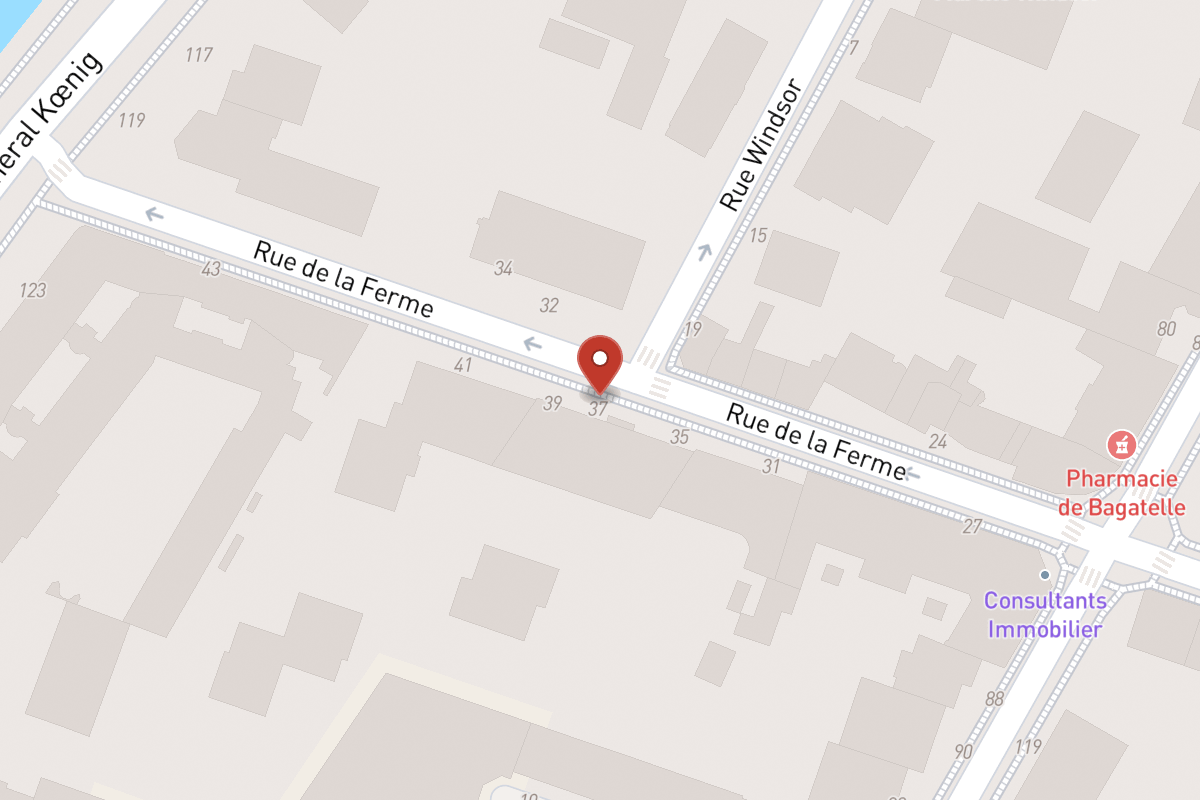 Plan de situation — 37 Rue de la Ferme